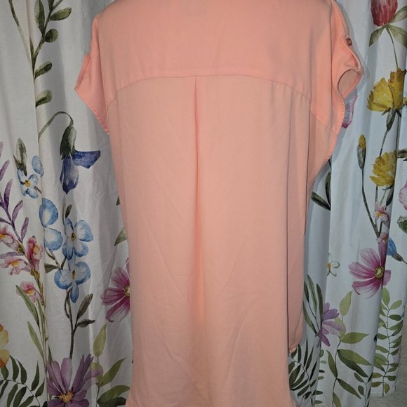 Bundle of 2 Soho New York & Company Chiffon Sleeveless Draped & Max Studio Large - Picture 7 of 9